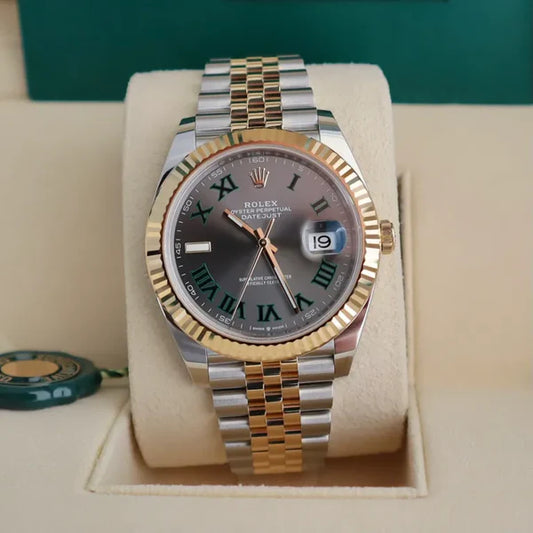 Rolex Datejust 41 ‘Wimbledon’ Dial Two-Tone Jubile