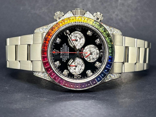 Rolex Daytona Rainbow Gris