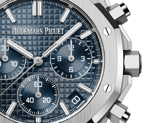 ROYAL OAK CHRONOGRAPHE-GRIS/BLEU