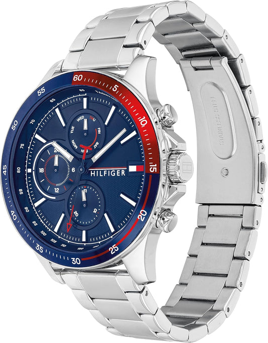 Tommy Hilfiger Mens Multi Dial Quartz Watch Bank