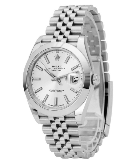 Rolex datejust Lunette lisse jubilé