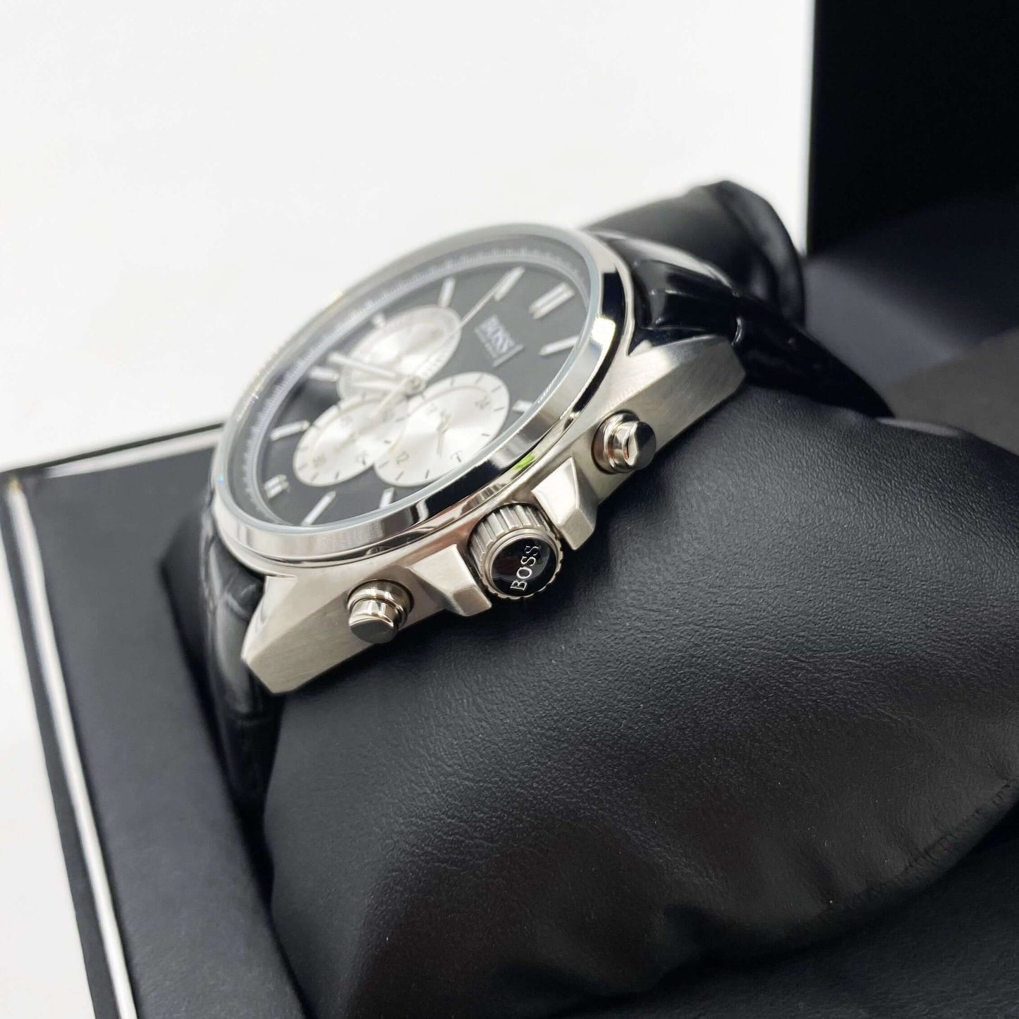 Montre HUGO BOSS HB-188 cuir noir