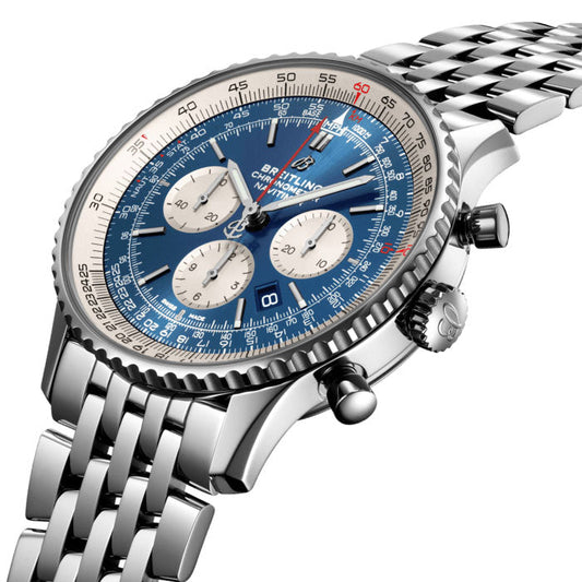 NAVITIMER B01 CHRONOGRAPH-GRIS/BLEU