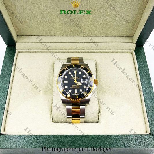Rolex Submariner Golden Silver Black