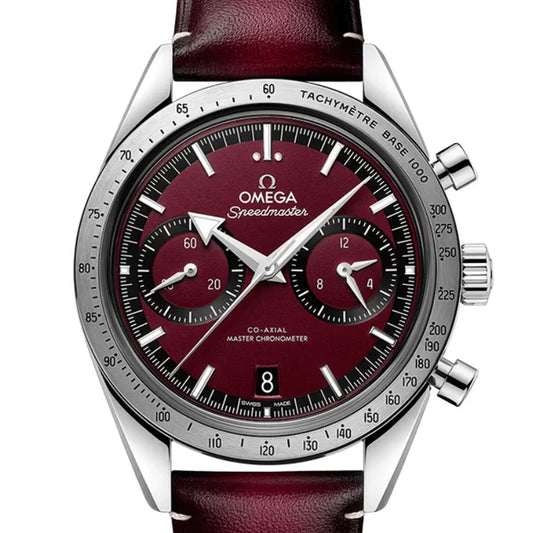 OMEGA Speedmaster 57 Cuir Rouge