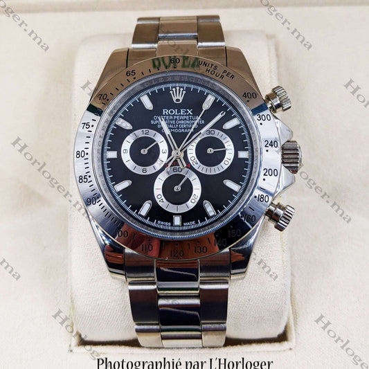 Rolex Daytona Silver Black Dial
