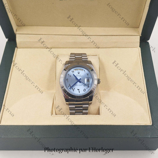 Rolex Day-date Ice blue Arabic Dial