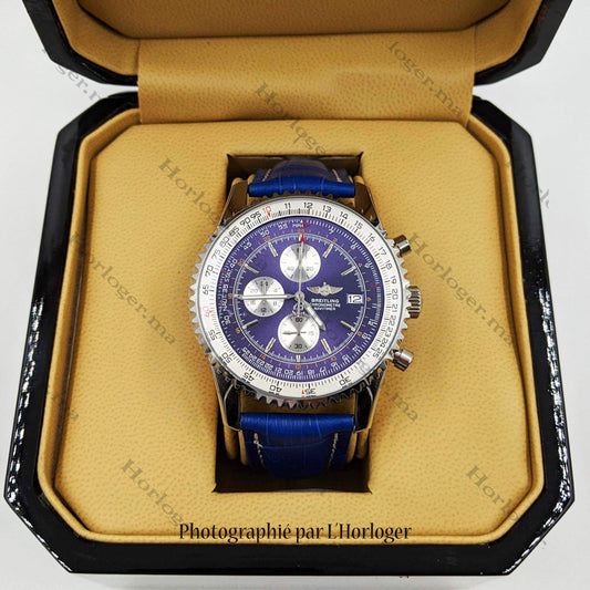 Breitling Navitimer Blue Leather