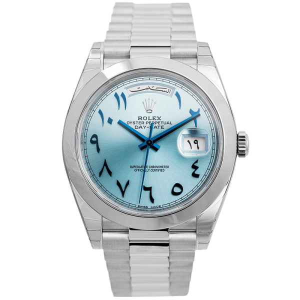 Rolex Day-date Ice blue Arabic Dial