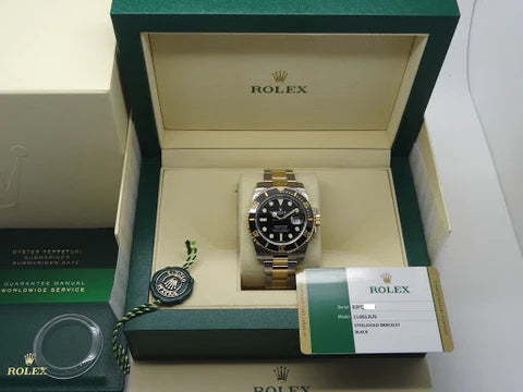 Rolex Submariner Black Yellow Gold