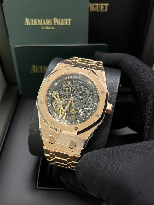 Audemars Piguet royal Oak skeleton or rose