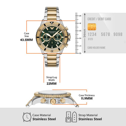 MONTRE DE PLONGÉE POUR HOMME EMPORIO ARMANI - AR11586