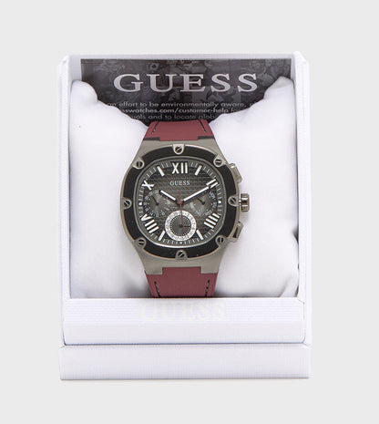 MONTRE GUESS POUR HOMME AVEC BOÎTIER EN BRONZE À QUARTZ