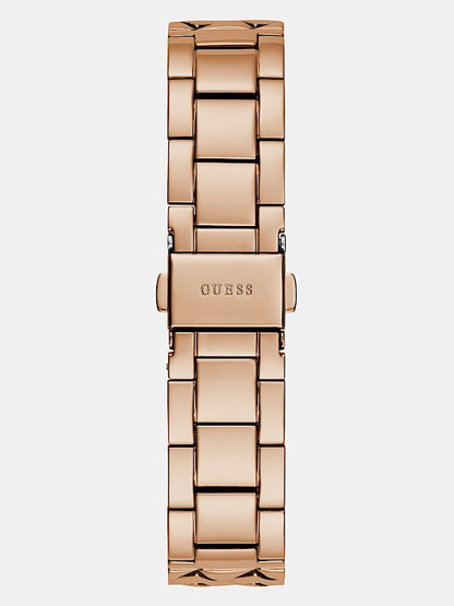Montre analogique avec application de cristaux
