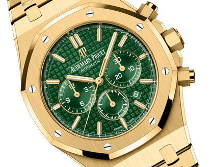 ROYAL OAK CHRONOGRAPHE-JAUNE/VERT