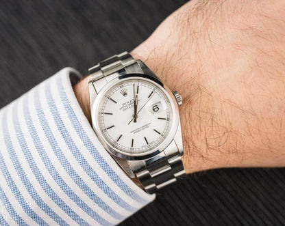 RX DATEJUST 16200 Blanc Pour Homme