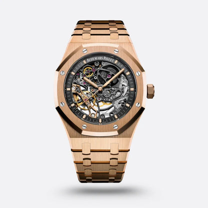 Audemars Piguet royal Oak skeleton or rose