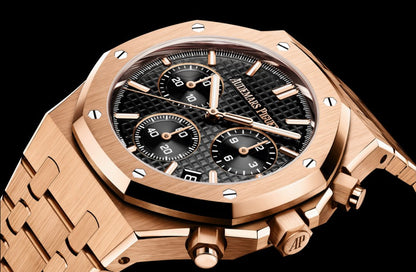 ROYAL OAK CHRONOGRAPHE-ROSE/NOIR