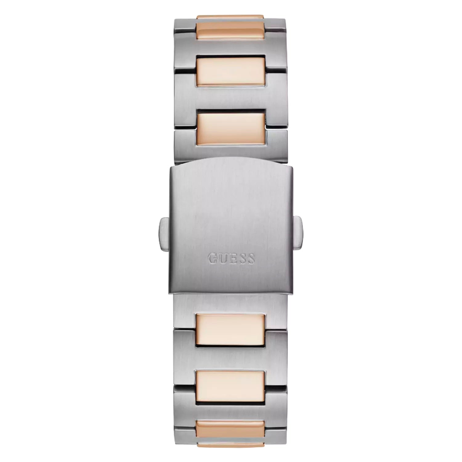 Montre Guess GW0572G4 pour homme Couleur du boîtier 2 tons - Bracelet en acier inoxydable de forme carrée