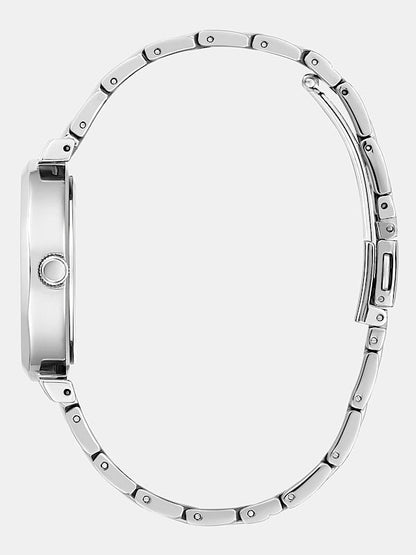Montre analogique avec application de cristaux