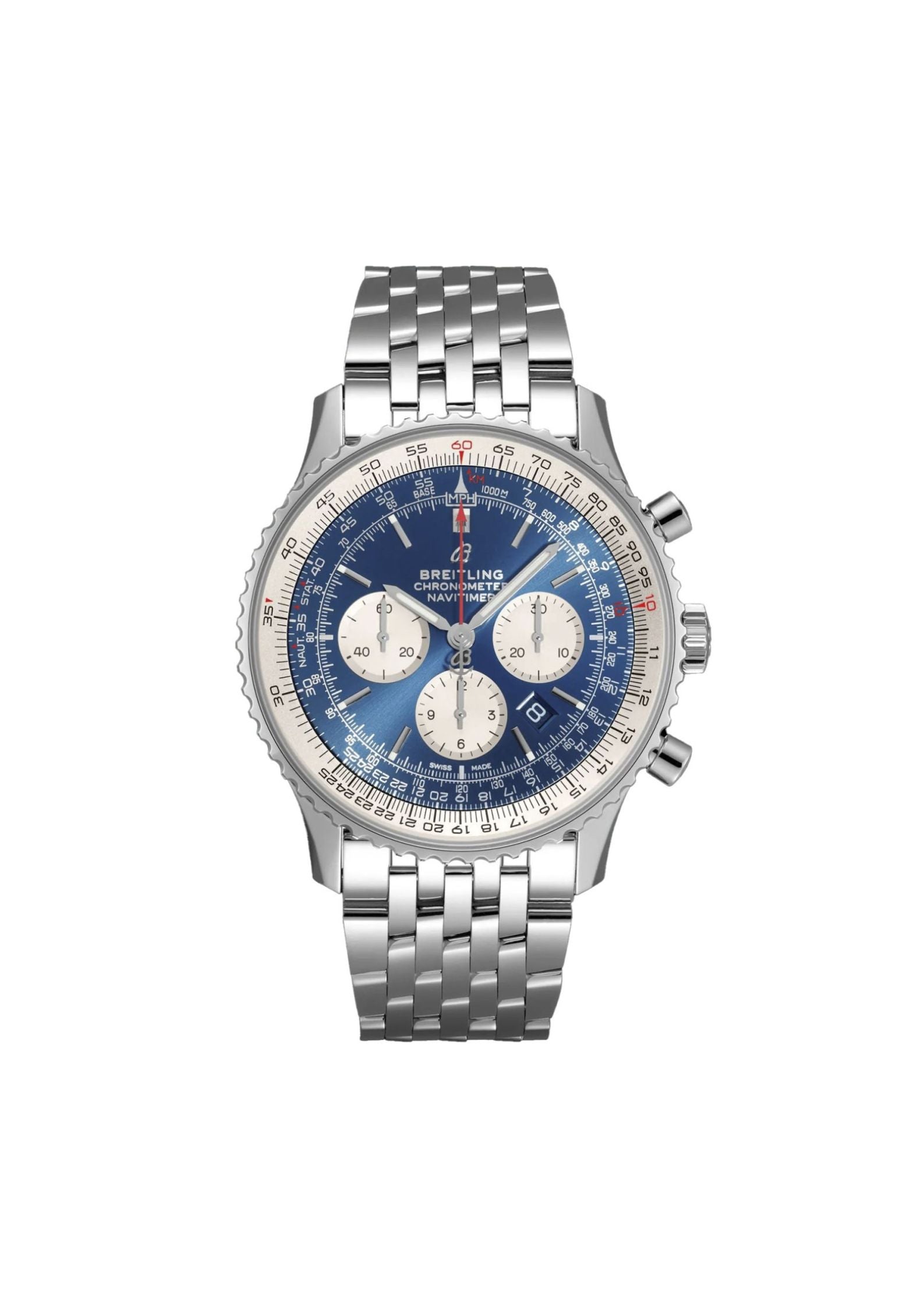 NAVITIMER B01 CHRONOGRAPH-GRIS/BLEU