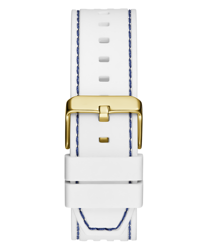 Montre multifonction GUESS pour homme blanche et bleue