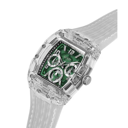 Montre Homme Guess Phoenix - GW0499G8 Bracelet Plastique transparent