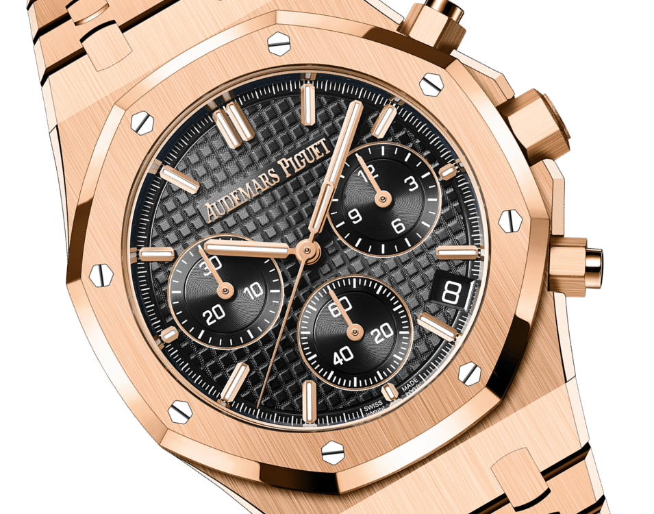 ROYAL OAK CHRONOGRAPHE-ROSE/NOIR