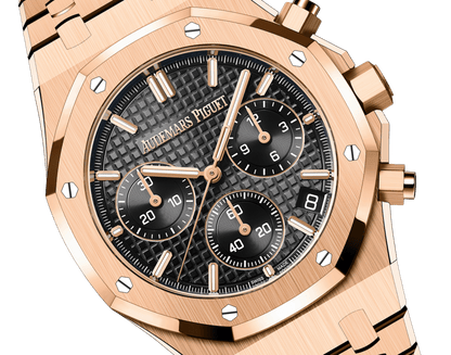 ROYAL OAK CHRONOGRAPHE-ROSE/NOIR