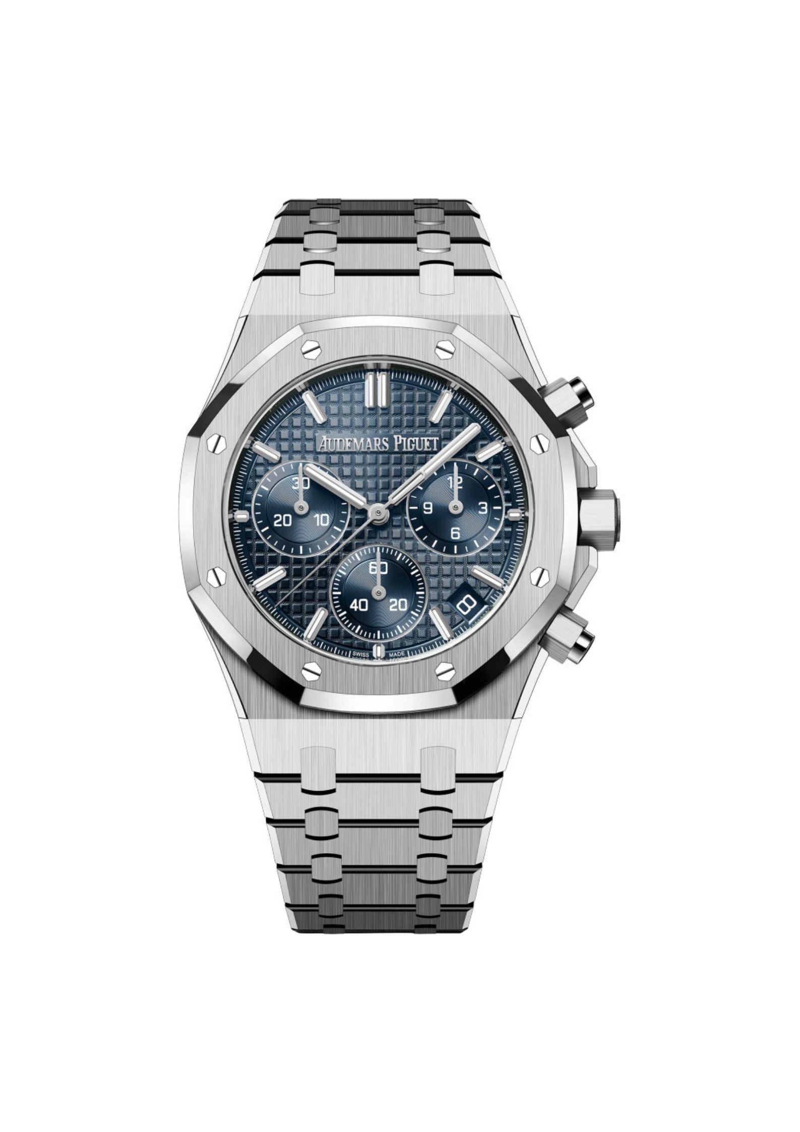 ROYAL OAK CHRONOGRAPHE-GRIS/BLEU