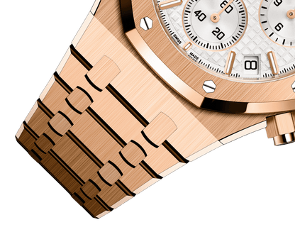 ROYAL OAK CHRONOGRAPHE-ROSE/BLANC