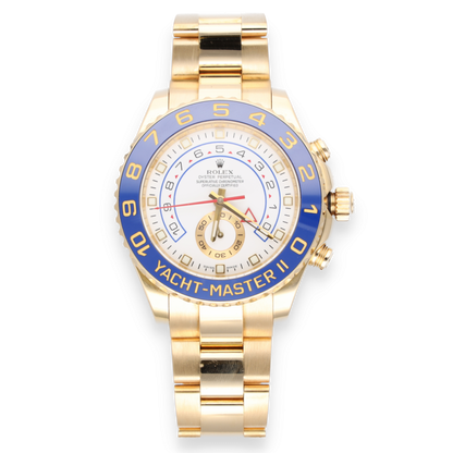 Rolex Yacht Master II (Ref 116688) en or jaune 18
