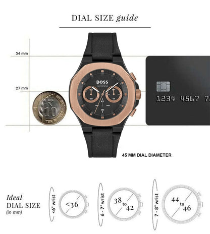 Montre analogique BOSS pour homme avec cadran noir - 1514089