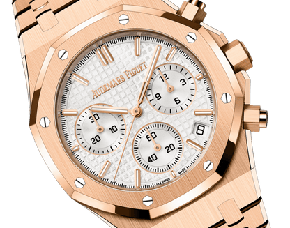 ROYAL OAK CHRONOGRAPHE-ROSE/BLANC