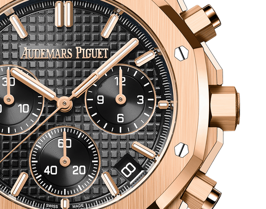 ROYAL OAK CHRONOGRAPHE-ROSE/NOIR