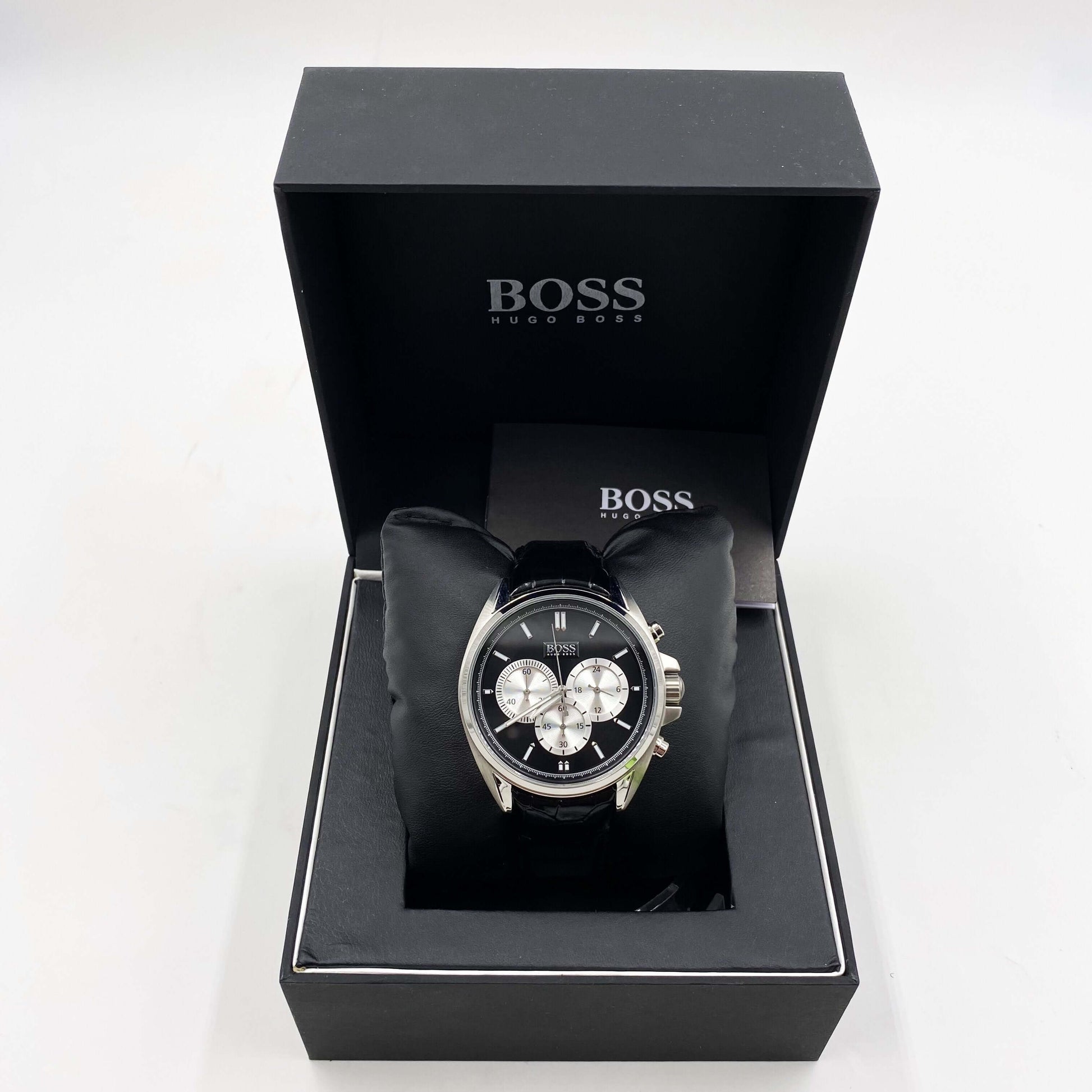 Montre HUGO BOSS HB-188 cuir noir