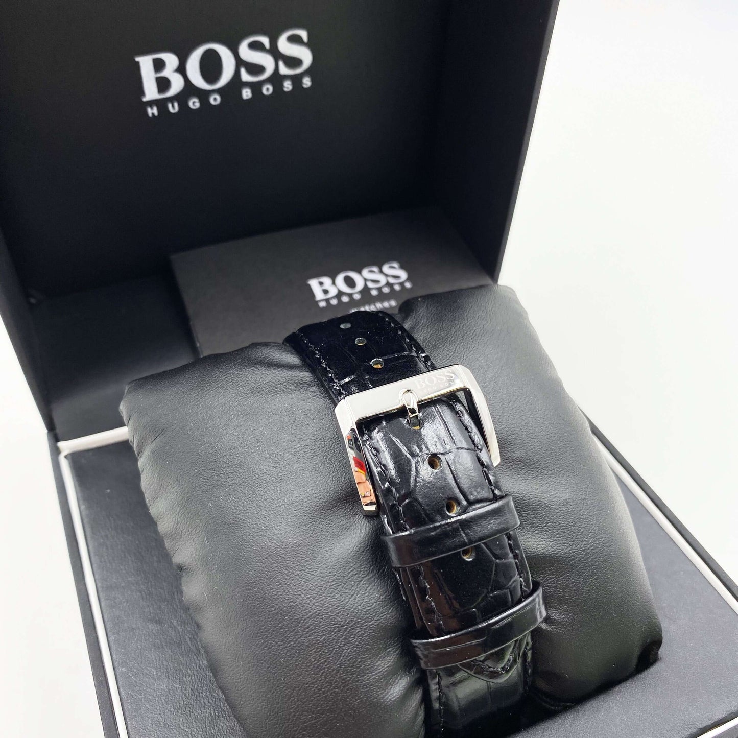 Montre HUGO BOSS HB-188 cuir noir