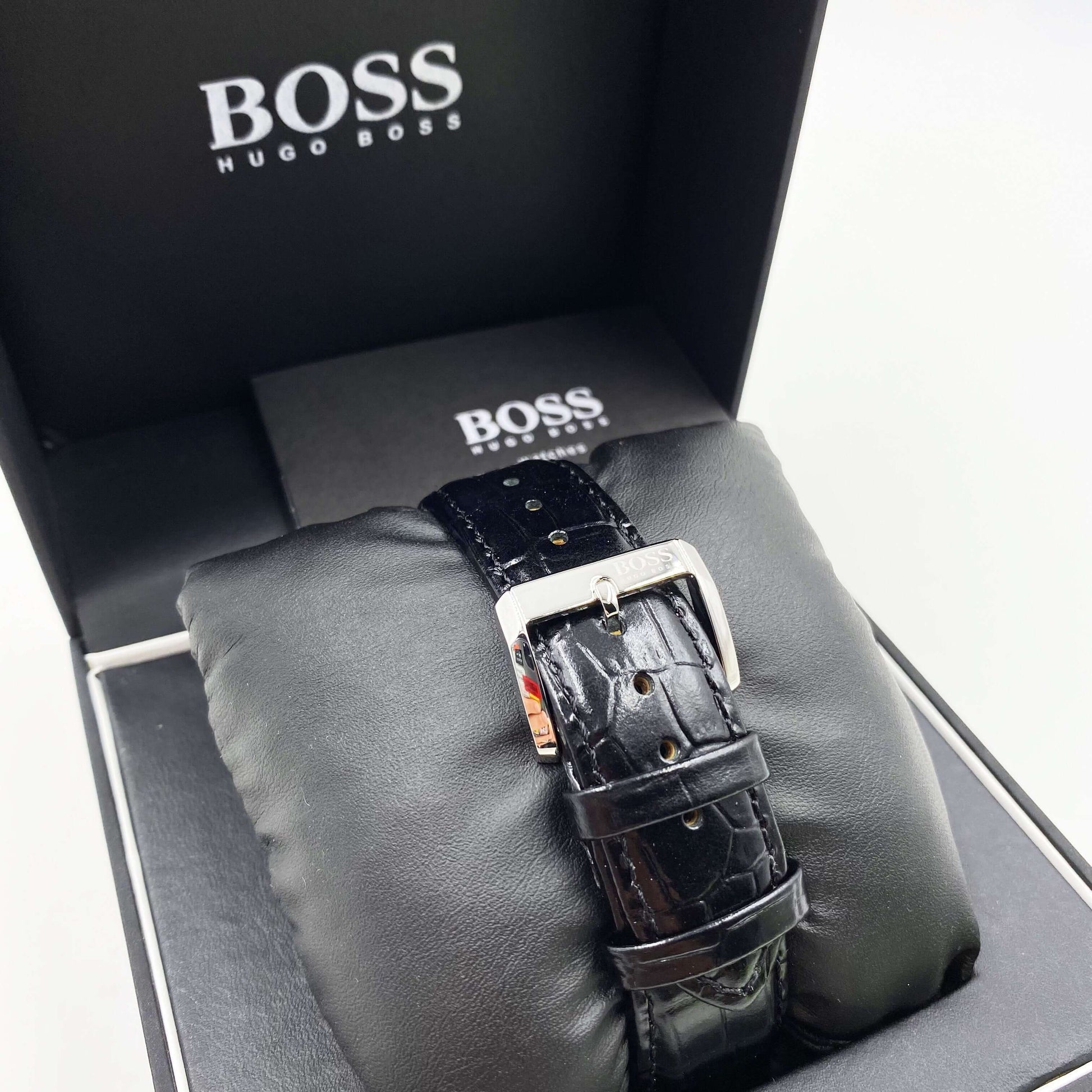 Montre HUGO BOSS HB-188 cuir noir