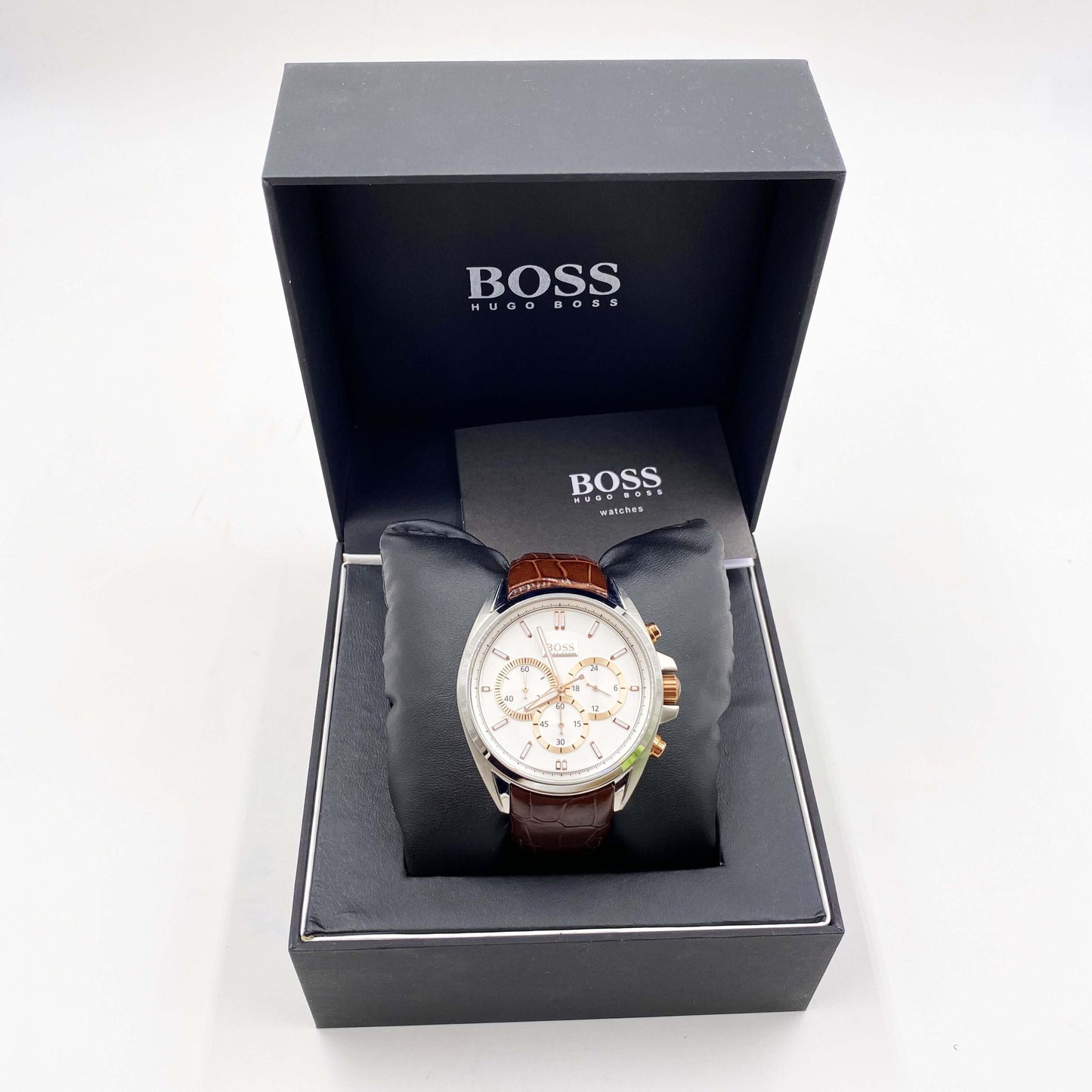 Montre HUGO BOSS  cuir marron