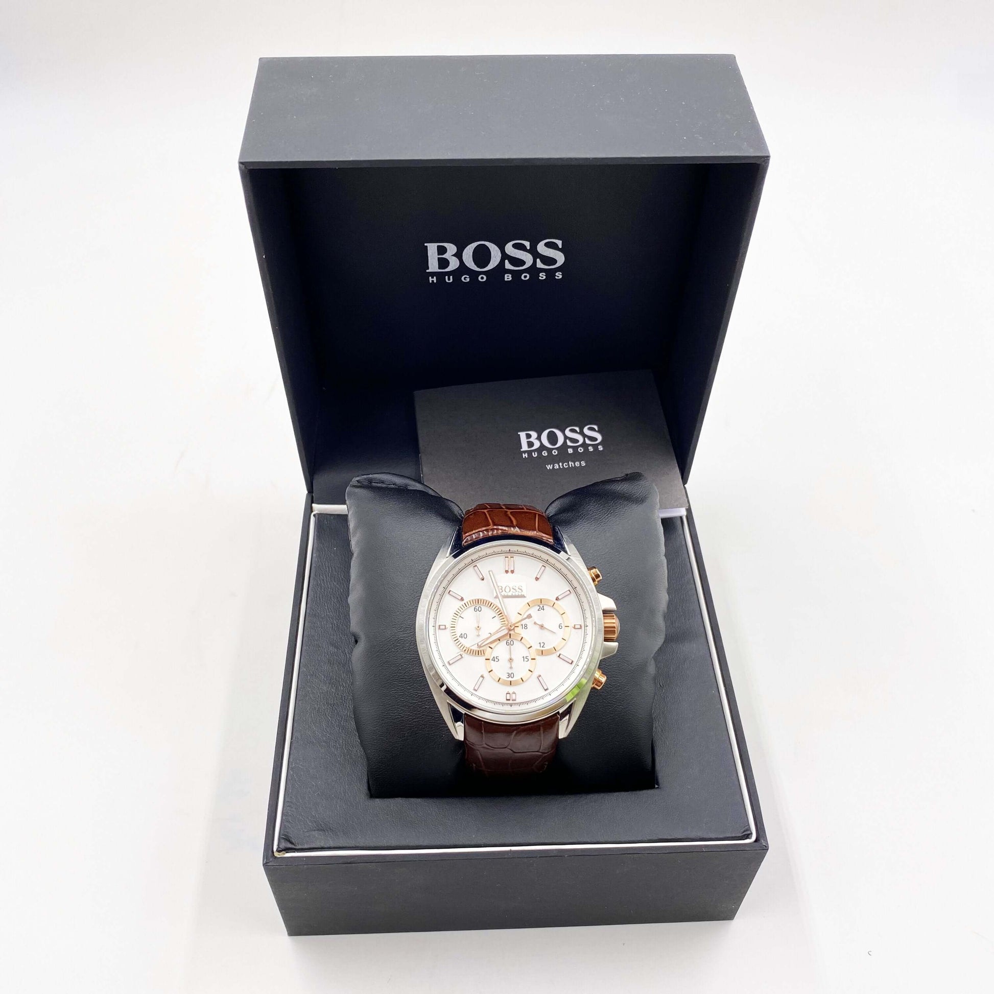 Montre HUGO BOSS  cuir marron
