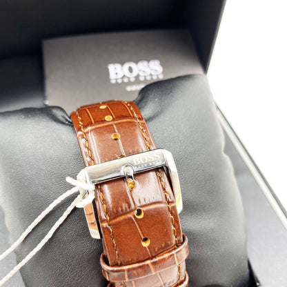 Montre HUGO BOSS  cuir marron