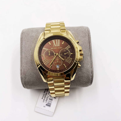 Montre MICHAEL KORS Bradshaw Doré/Chocolat