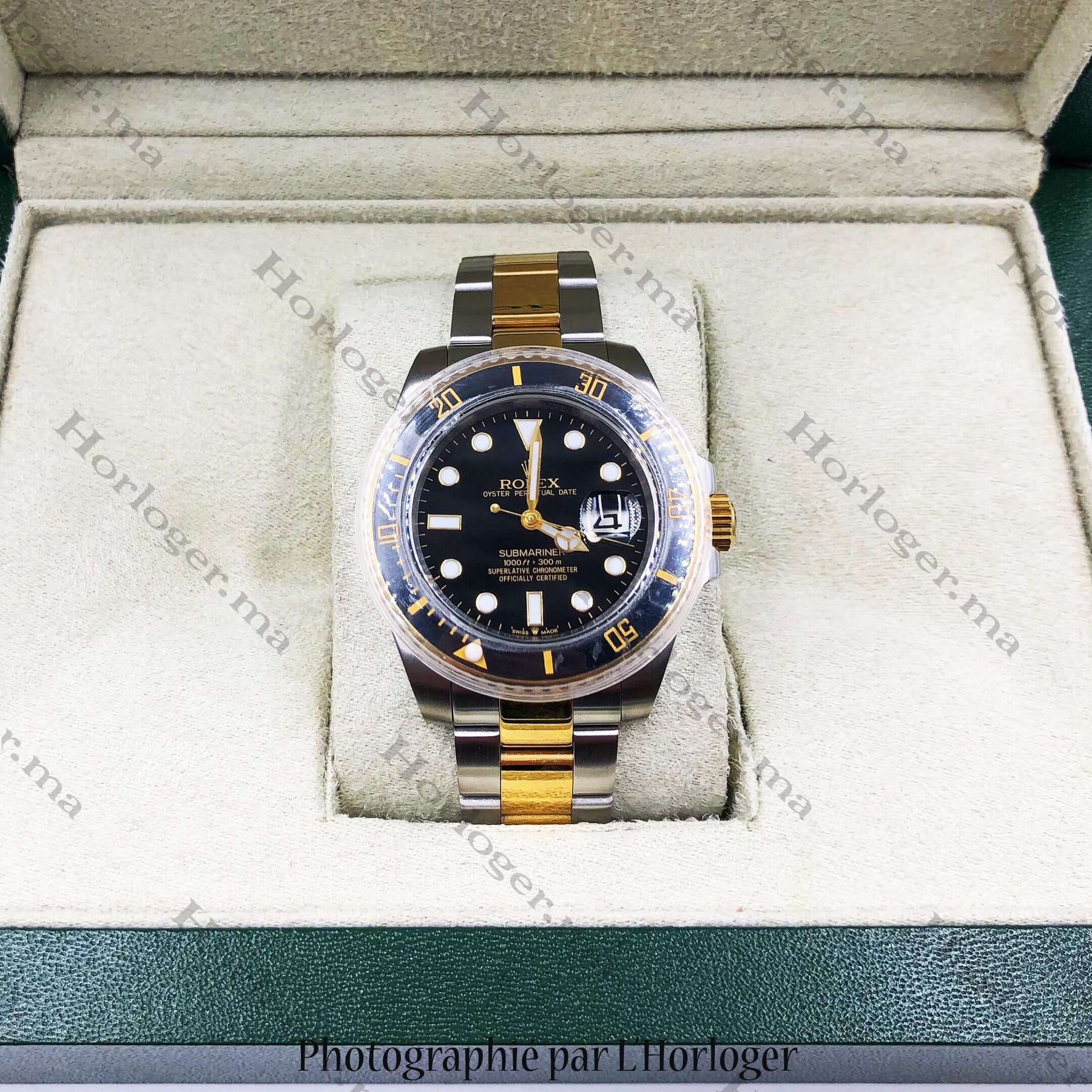 Rolex Submariner Golden Silver Black