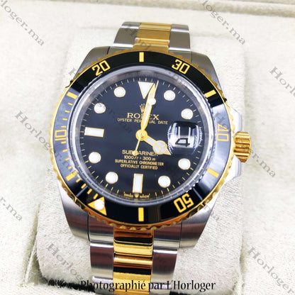 Rolex Submariner Golden Silver Black