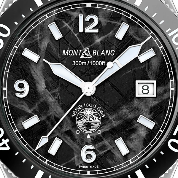MONTBLANC 1858 Iced Sea Automatic Date MB129373