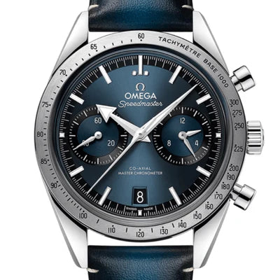 OMEGA Speedmaster 57 Cuir Bleu