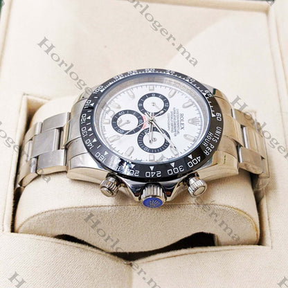 Rolex Daytona lunette Noir White dial