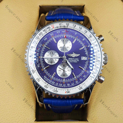 Breitling Navitimer Blue Leather