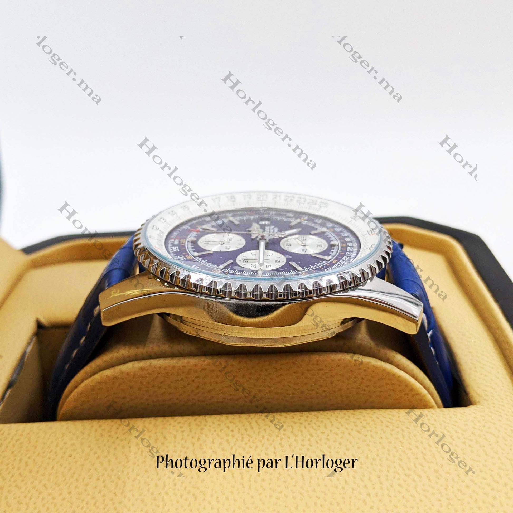 Breitling Navitimer Blue Leather
