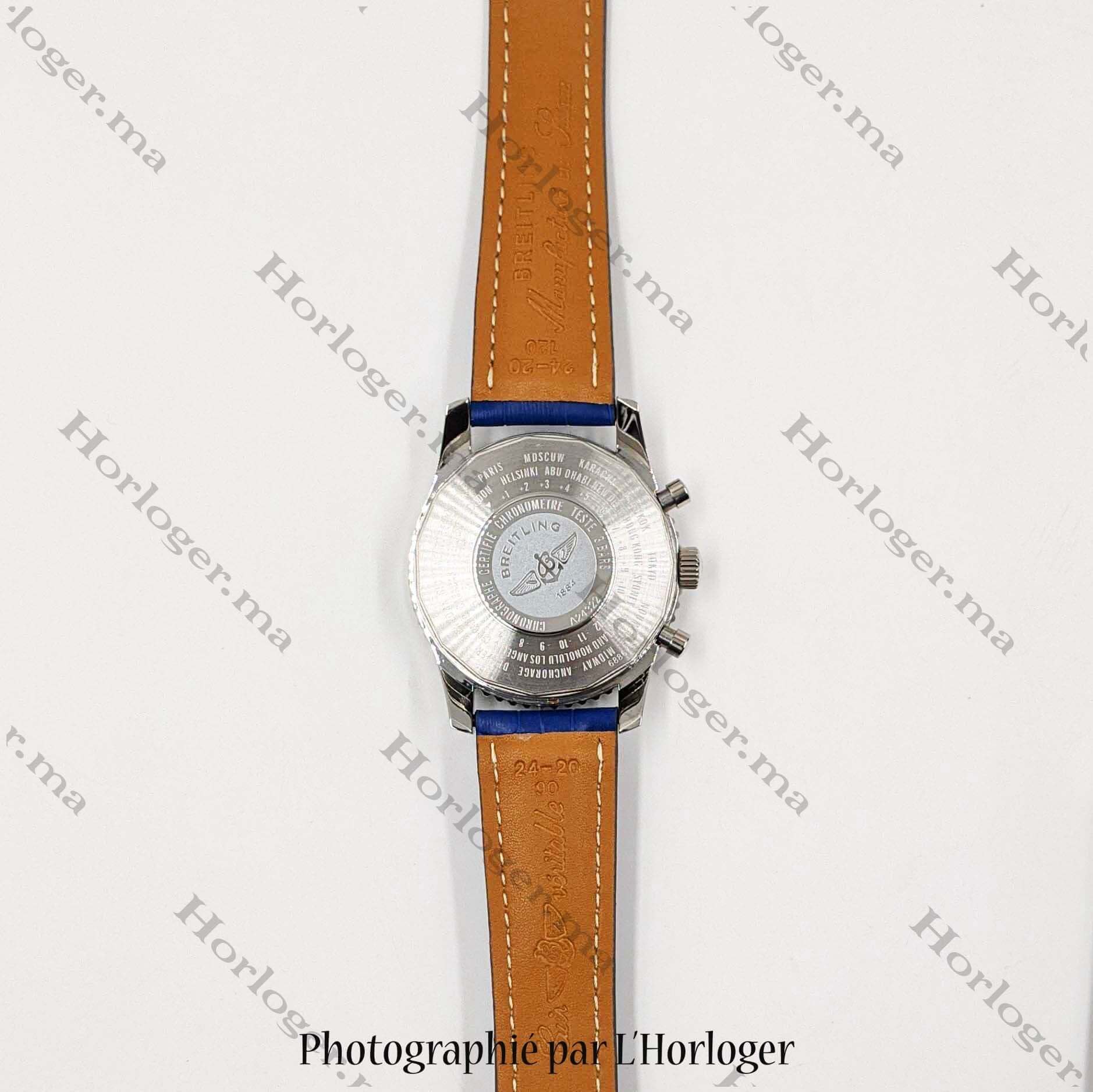Breitling Navitimer Blue Leather